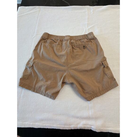 Great Northwest Clothing Co Khaki Cargo shorts 34 100% Cotton - Picture 5 of 10